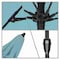 California Umbrella 9' Bronze Aluminum Market Patio Umbrella, Sunbrella Aruba 194061337066 - alternate 2